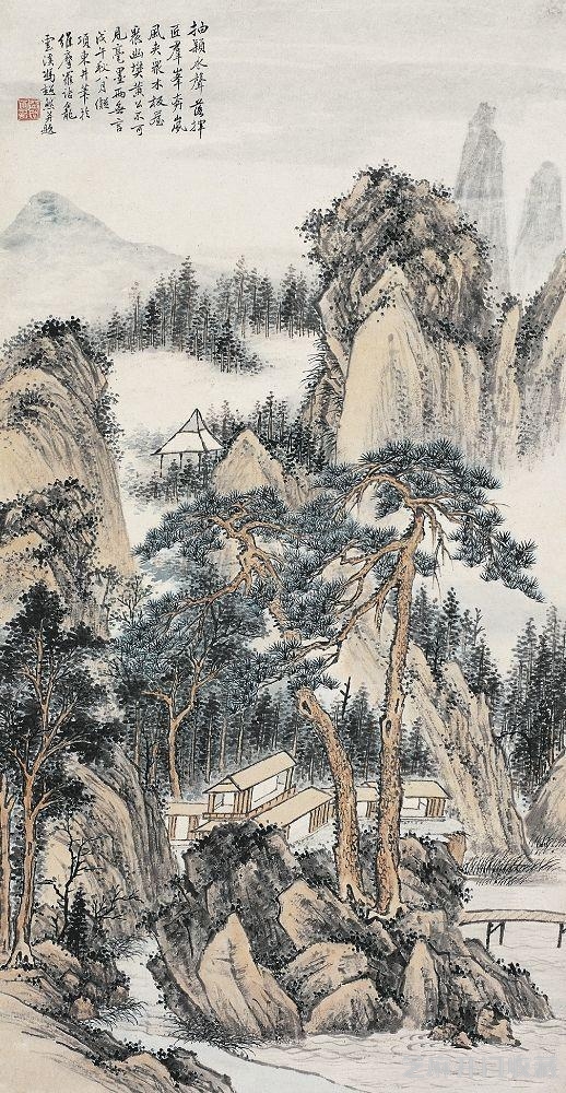 冯超然绘画作品