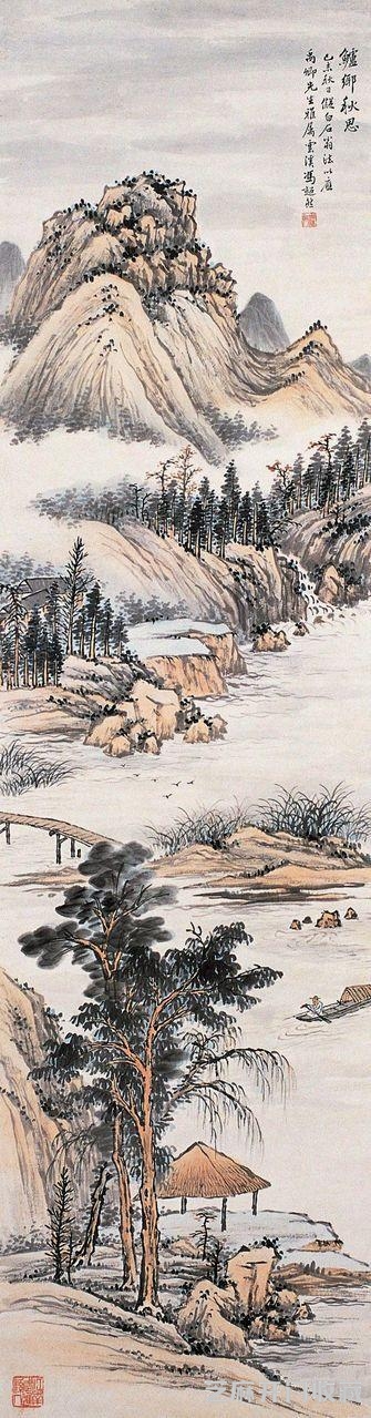 冯超然绘画作品