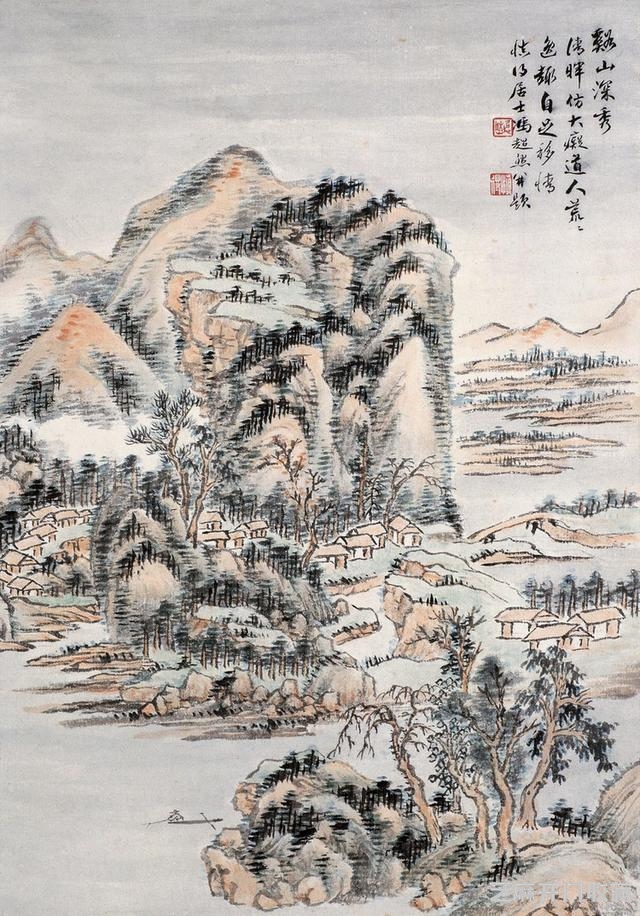 冯超然绘画作品