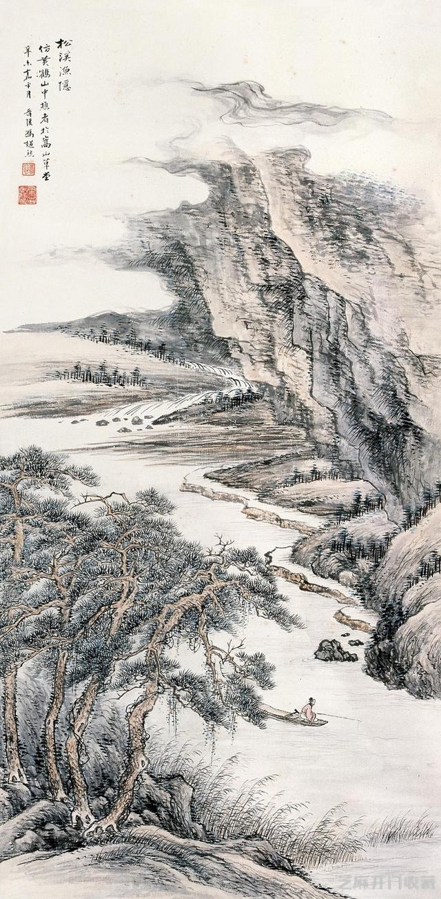 冯超然二十五幅山水作品画欣赏