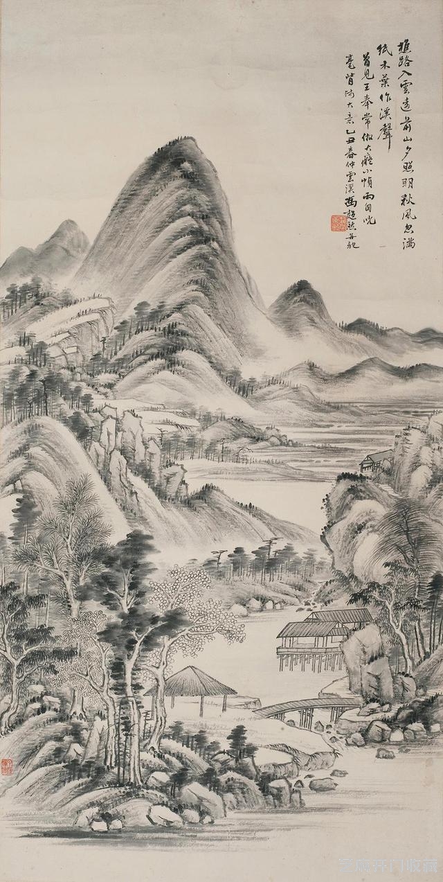 冯超然二十五幅山水作品画欣赏