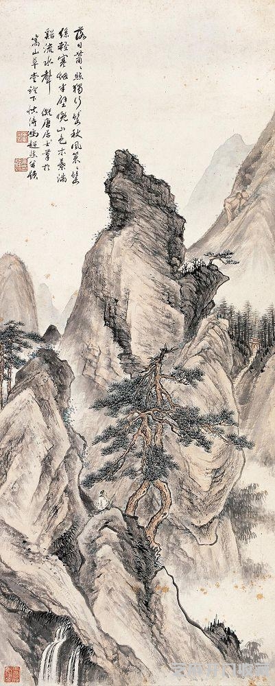 冯超然二十五幅山水作品画欣赏