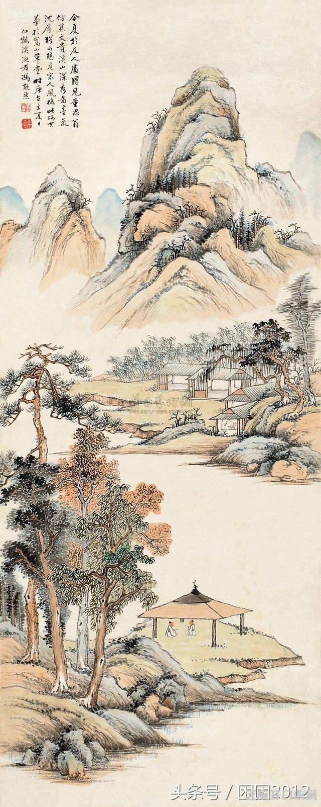 冯超然国画作品欣赏