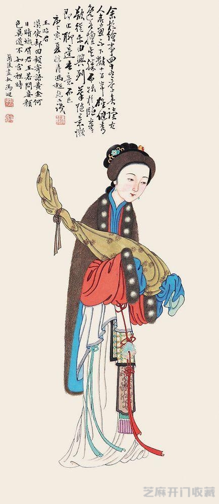 冯超然山水人物作品欣赏