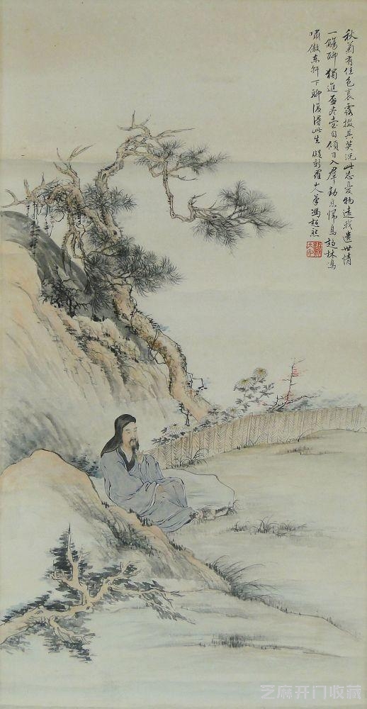 冯超然山水人物作品欣赏