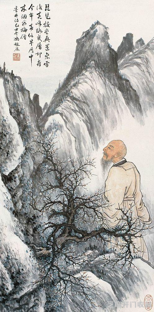 冯超然山水人物作品欣赏