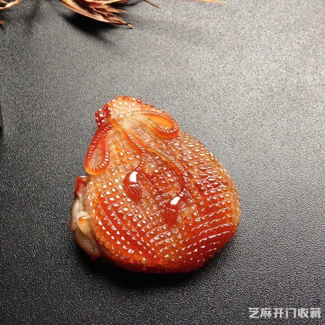 经典红翡瑞丽工雕刻作品，最后一块你肯定没见过