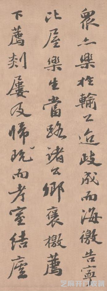 唐寅《野亭霭瑞图卷》跋文 没有落款