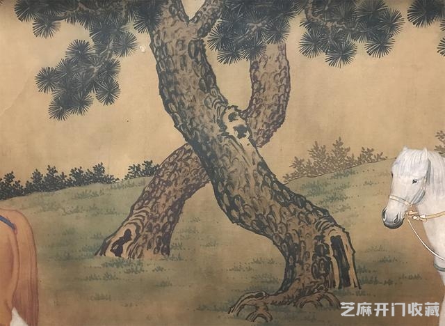 清 郎世宁《狩猎图》长卷