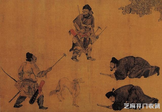 此图传为阎立本所作，人物传神生动