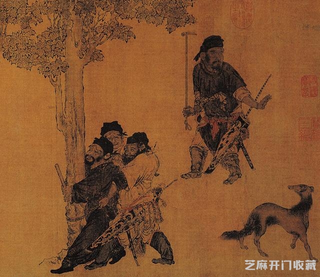 此图传为阎立本所作，人物传神生动