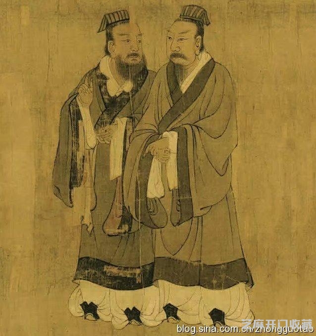 回家的国宝   唐 阎立本《孔子弟子像》！