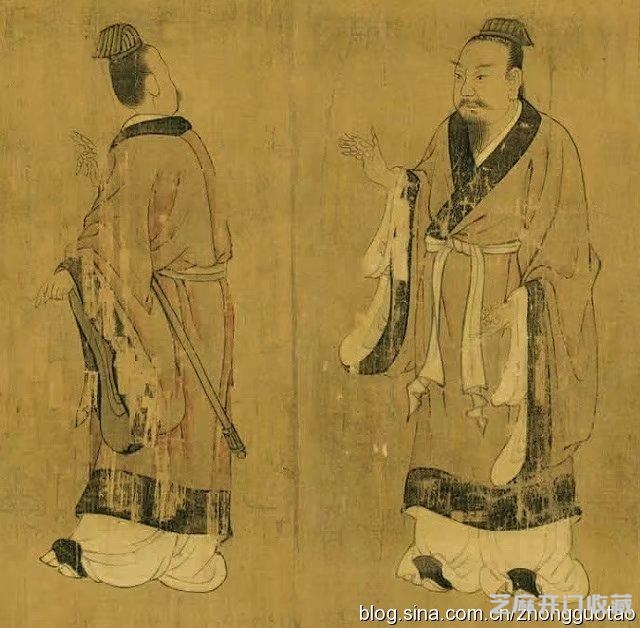 回家的国宝   唐 阎立本《孔子弟子像》！