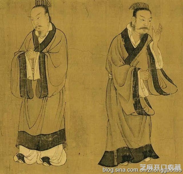 回家的国宝   唐 阎立本《孔子弟子像》！