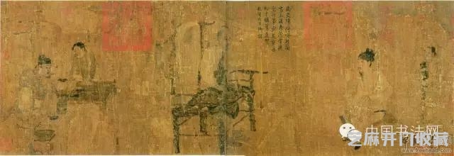 《兰亭序》是这样被骗走的！  阎立本《萧翼赚兰亭图》