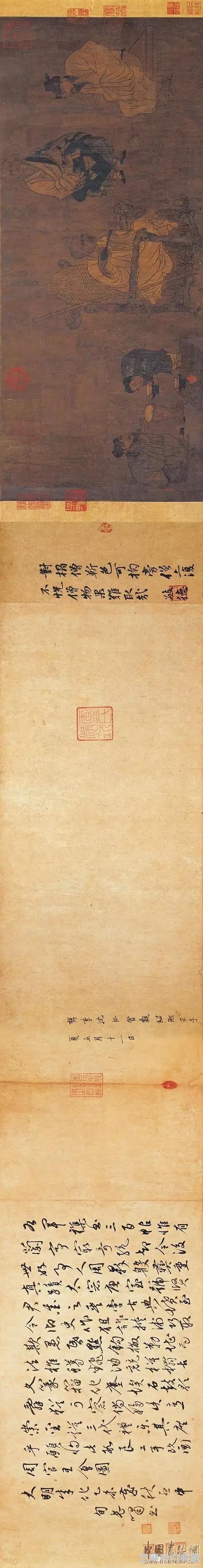 《兰亭序》是这样被骗走的！  阎立本《萧翼赚兰亭图》