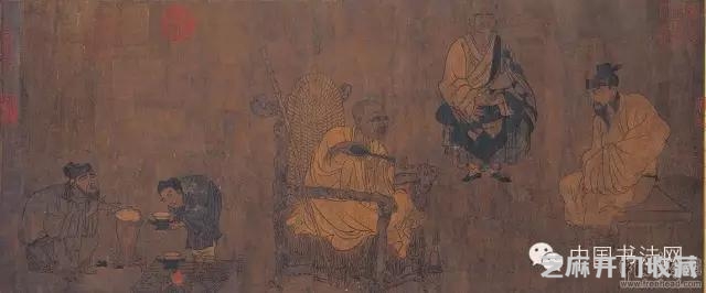 《兰亭序》是这样被骗走的！  阎立本《萧翼赚兰亭图》