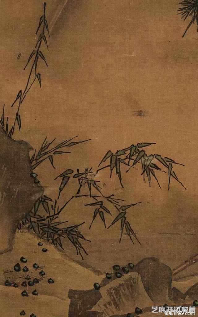 「央视画廊」传世墨迹：一画一境 马远《松寿图》