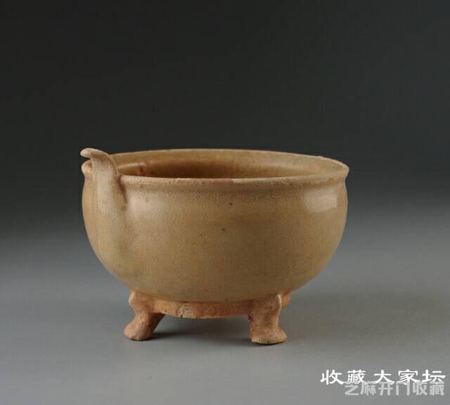 高清实拍：洪州窑三足耳杯