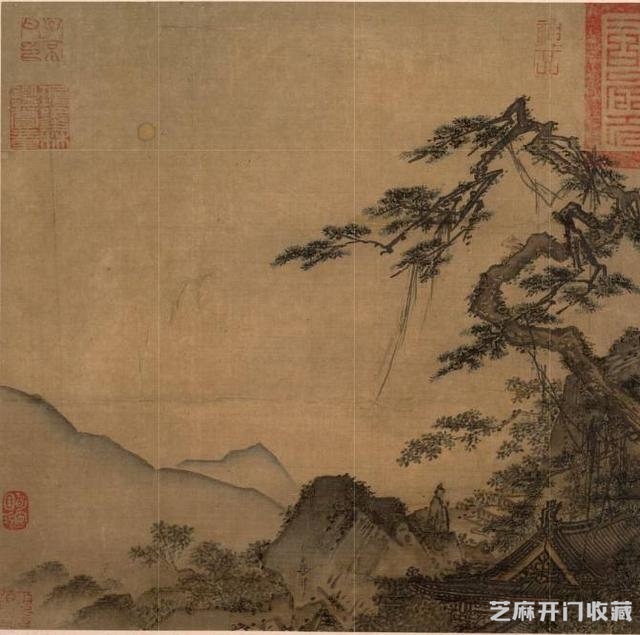 南宋画家马麟画画堪称经典，张张深静幽远，令人神往和敬佩！