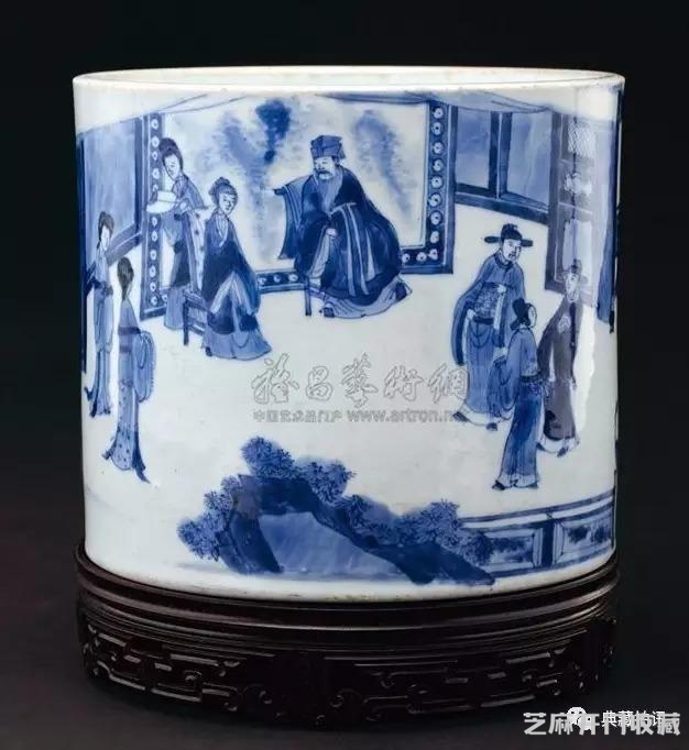 福羲国际拍卖行：康熙青花笔筒历年拍场成交价格