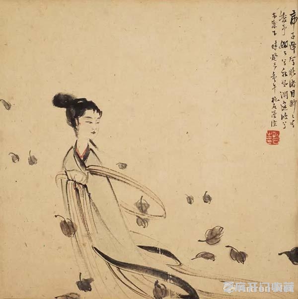 屈原 九歌 湘夫人 傅抱石