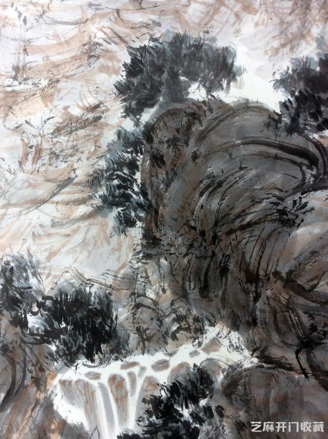 傅抱石作画程序研究