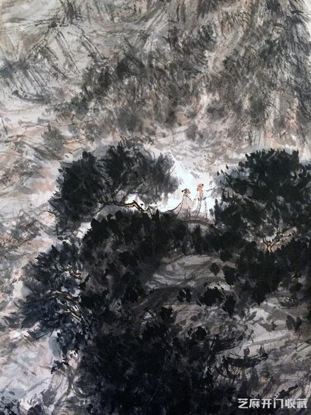 傅抱石作画程序研究