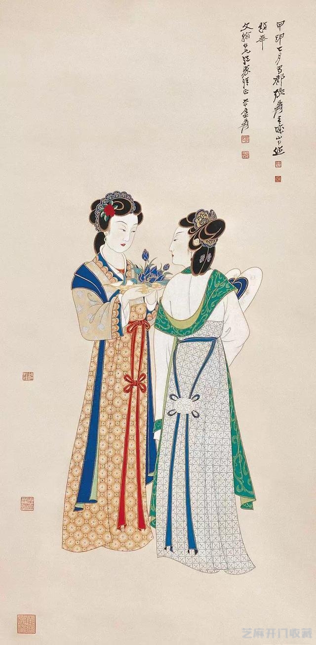 张大千仕女（大图）