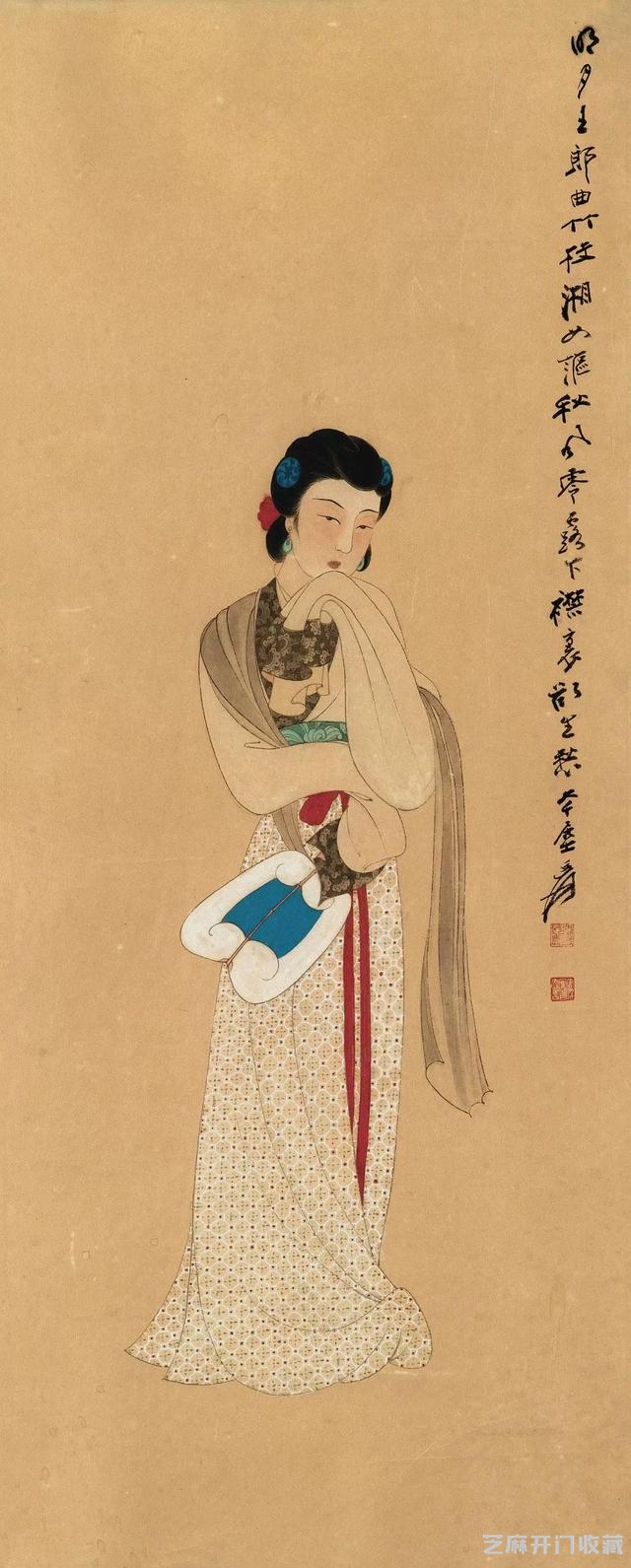 张大千仕女（大图）