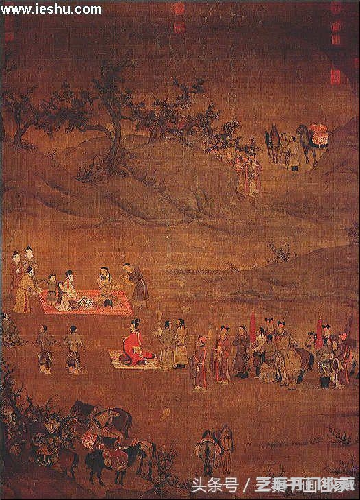 南宋画家陈居中：笔墨精致活泼，风格俊俏明媚的特色
