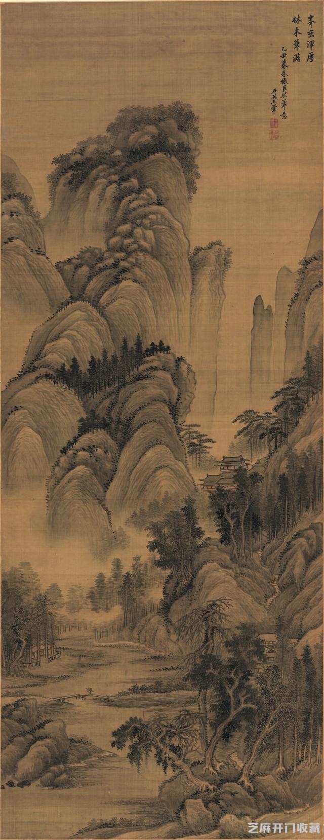 清 · 王翚《仿巨然山水图》