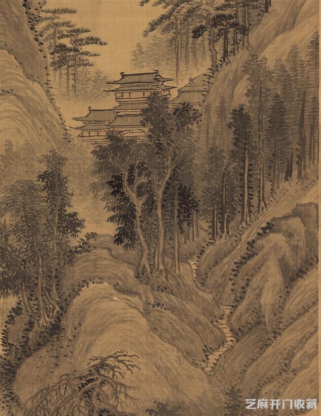 清 · 王翚《仿巨然山水图》