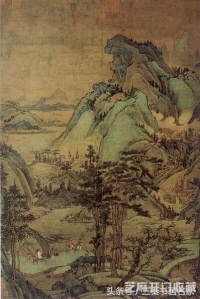 北宋四大山水画家董源关仝荆浩巨然作品真假鉴赏！赝品陶渊明归隐