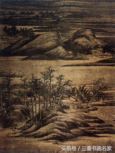 北宋四大山水画家董源关仝荆浩巨然作品真假鉴赏！赝品陶渊明归隐