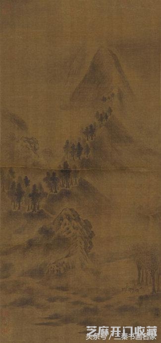 北宋四大山水画家董源关仝荆浩巨然作品真假鉴赏！赝品陶渊明归隐