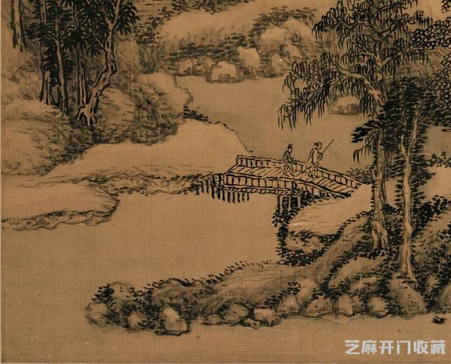 清 · 王翚《仿巨然夏山图笔法》