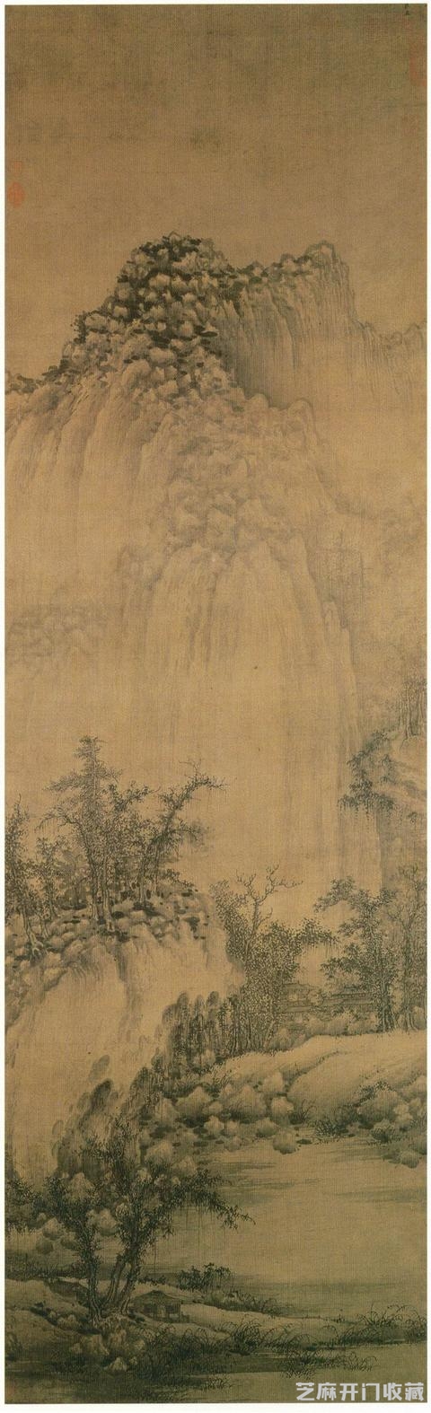 淡墨轻岚，五代宋初，巨然山水画欣赏