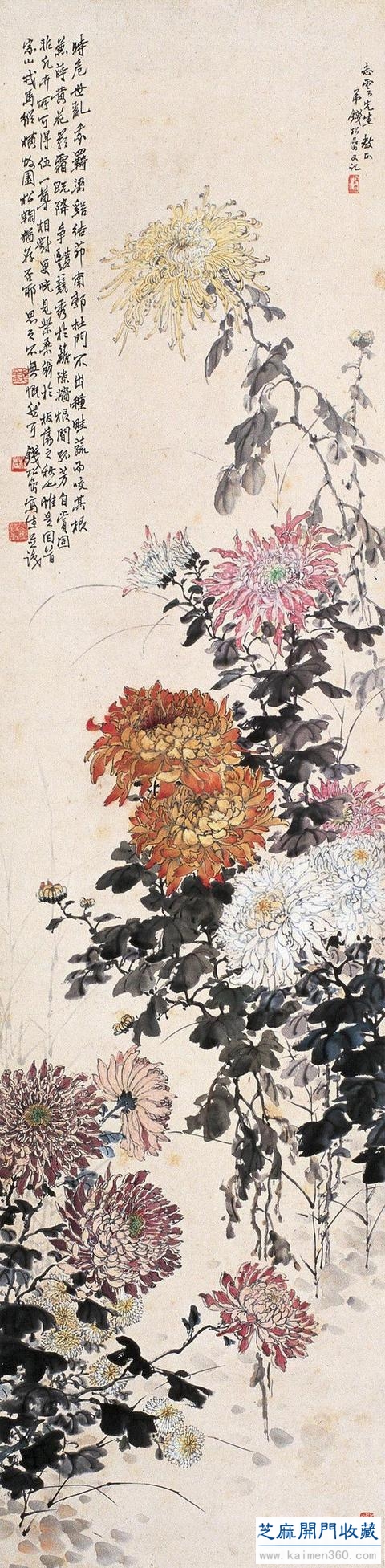钱松喦花鸟作品欣赏