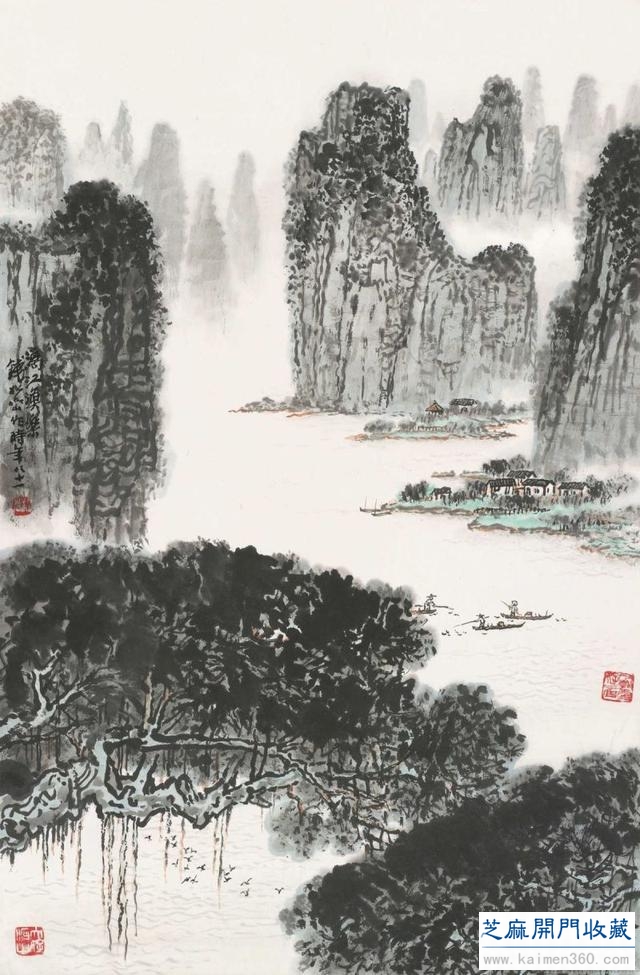 钱松喦绘画艺术欣赏