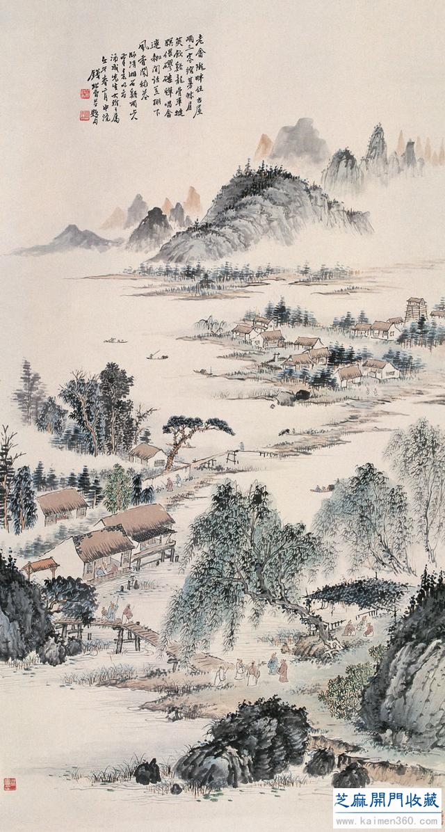 钱松喦绘画艺术欣赏
