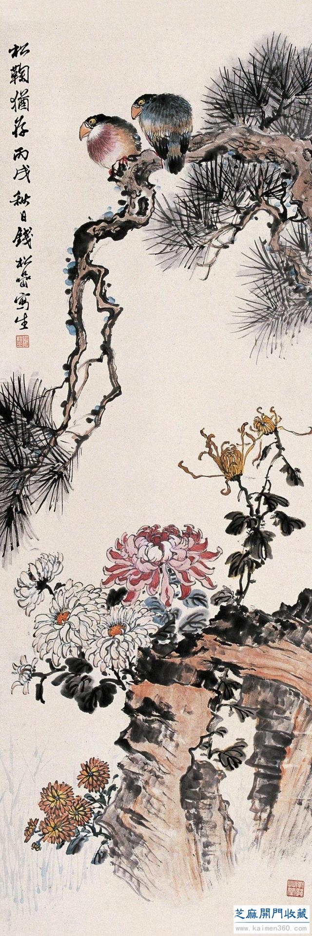 钱松喦绘画艺术欣赏