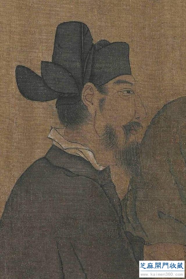 超清晰版 五代时周文矩《文苑图》