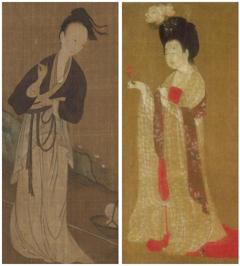 周文矩《西子浣纱图》中的西施，为啥不是我们想象中的模样