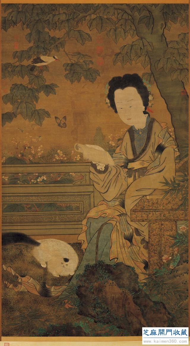 五代周文矩作品欣赏