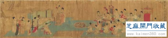纤丽繁复 沉着淡雅 五代两宋名家名画 周文矩（高清大图）