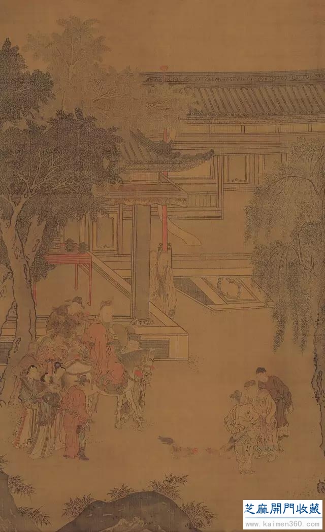纤丽繁复 沉着淡雅 五代两宋名家名画 周文矩（高清大图）