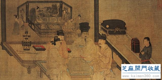 兴替自古一枰棋——周文矩《重屏会棋图》