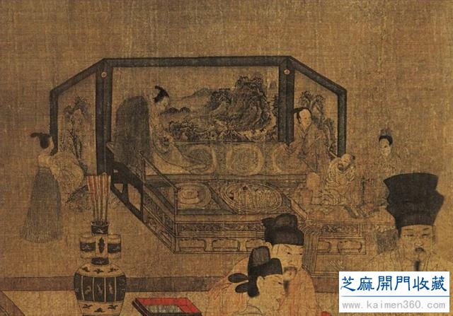 兴替自古一枰棋——周文矩《重屏会棋图》