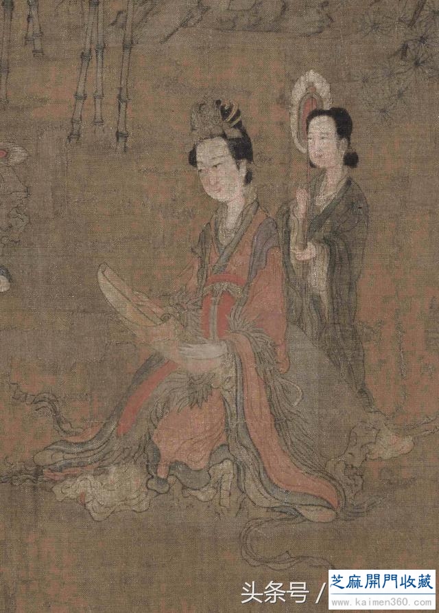 五代 阮郜《阆苑女仙》图卷